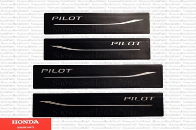 Protectores de umbral de puerta originales Honda (solo película) se adaptan a: piloto 2019-2022 Foto 1 de 4