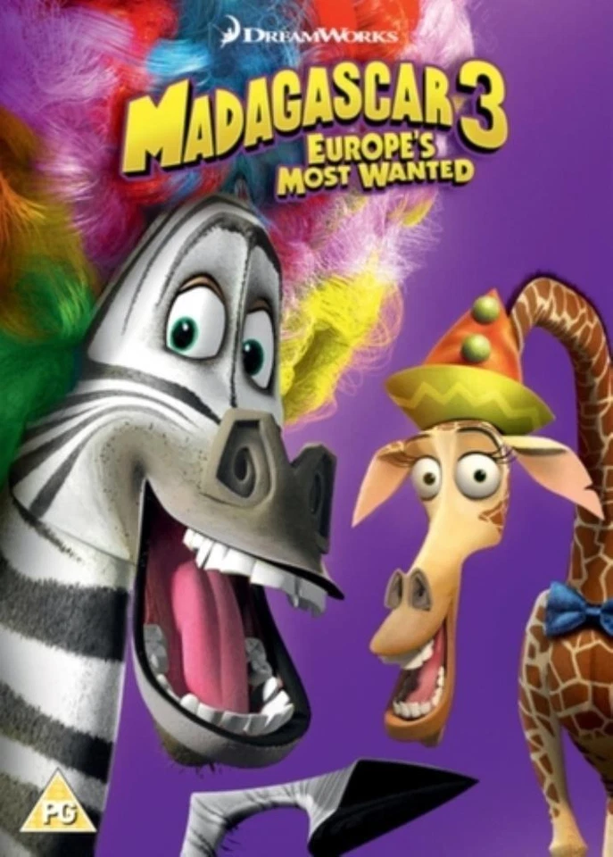 MADAGASCAR 3 EUROPE'S MOST WANTED DVD (2012) DVD (2012) - Image 1 of 1