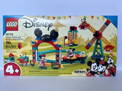 RETIRADO Nuevo SELLADO LEGO Disney 10778 Mickey, Minnie & Goofy’s Fairground Fun Foto 1 de 4