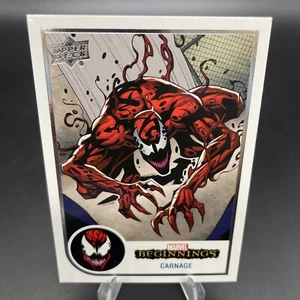 Upper Deck Marvel Beginnings 2022 volumen 2, serie 1 #128 Carnage Venom - Imagen 1 de 2