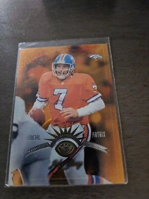 JOHN ELWAY 1997 HOJA MATRIZ FRACTAL 9 DENVER BRONCOS HOF MVP STANFORD CARDINAL Foto 1 de 2
