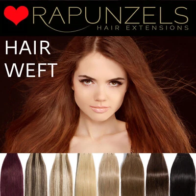 Extensiones de cabello WEFT cabello de salón humano real remy RAPUZELS - todas las longitudes y pesos Foto 1 de 3