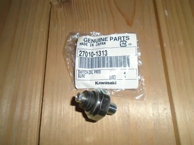 Interruptor de presión de aceite genuino Kawasaki 1981-2021 - Varios modelos 270101313 NUEVO Foto 1 de 2