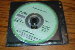 Microsoft MSDN Windows 8.1 X64 Disc 5102.01 Januray 2014 German - Picture 1 of 1