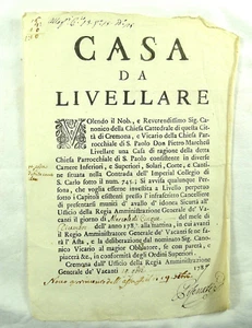 ANTIQUE CREMONA 1787 HOUSE TO LEVEL CATHEDRAL CHURCH S. PAULO - Picture 1 of 2