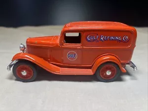 ERTL Gulf 1932 Ford Delivery Van BANK Metal - Picture 1 of 14