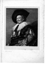 After Frans neck, stitch, un cavalier, by F. Auguste La Guillermie