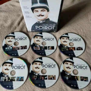 AGATHA CHRISTIE'S POIROT KOMPLETTE SERIE 4-6 DVD Niederländische Subs Englische Sprache❤️ - Bild 1 von 4