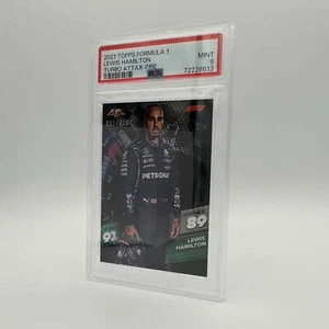 PSA 9 - /250 Lewis Hamilton - 2021 Topps Turbo Attax F1 - Picture 1 of 4