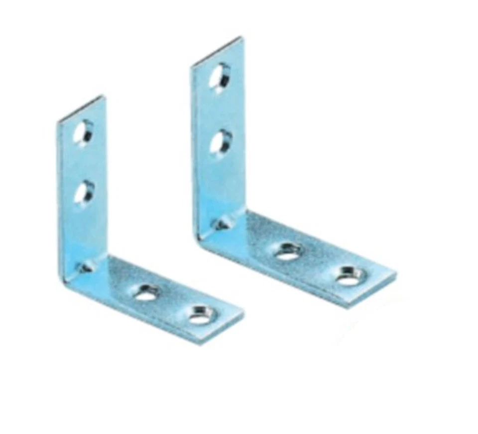 10 PZ LASTRINA ANGOLO STAFFE AD L RINFORZO ZINCATE 2 3 4 5 6 7 8 10 CM STAFFA ZI - Immagine 1 di 1