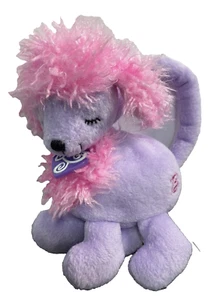 Barbie Pink Poodle Dog Plush Mini Purse Pet Mattel Purple Toy Vintage 2002 - Picture 1 of 8