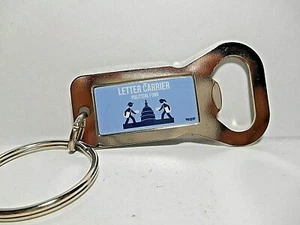 NEW IN PACKAGE LETTER CARRIER POLITICAL FUND BOTTLE OPENER KEY CHAIN - Picture 1 of 7