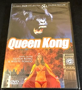 Queen Kong (1976) / White Pongo (1945) Double Feature (DVD, 2005) RARE OOP - NEW - Picture 1 of 2
