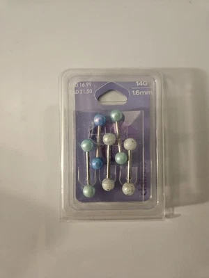 Juego de anillos lengua Claire’s 14G - Nuevo en paquete Foto 1 de 3