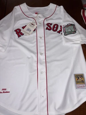 PEDRO MARTINEZ  1999  MITCHELL & NESS RED SOX AUTHENTIC JERSEY SIZE 2XL $300 NWT - Image 1 of 4