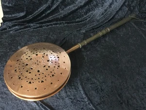 Kupfer Bettpfanne Bettwärmer Deko Selten - Bild 1 von 5