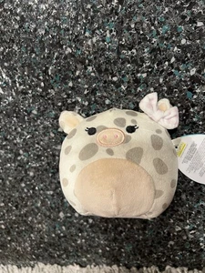 Neu mit Etikett Kellytoy Squishmallow ROSIE 4,5 Zoll Das GEFLECKTE SCHWEIN Neu Stofftiere - Bild 1 von 4