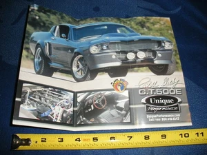 CARROLL SHELBY FORD MUSTANG GT500 E ELEANOR EINZIGARTIGER PERFORMANCE FLYER - SIGNIERT!! - Bild 1 von 5