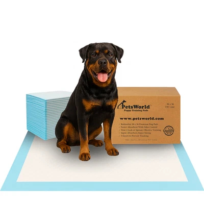 PETSWORLD Extra Large Dog Training & Potty Pads (30x36 inch) 50 - 600 Count - Image 1 of 4