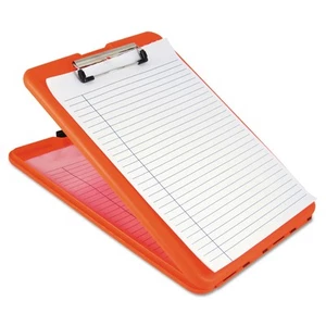 Saunders SlimMate Storage Clipboard 1/2" Clip Cap 8 1/2 x 11 Sheets Hi-Vis - Picture 1 of 2
