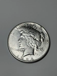 1928 S Peace Dollar XF - Picture 1 of 2