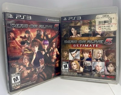Dead or Alive 5 и Ultimate PlayStation 3 PS3 игры лот комплект с руководством - Изображение 1 из 4