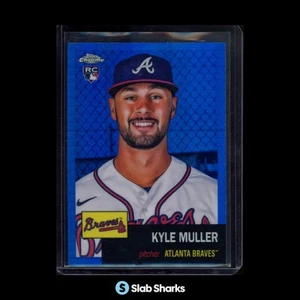 2022 TOPPS CHROME PLATINUM ANNIVERSARY KYLE MULLER BLUE PRISM REFRACTOR RC - Picture 1 of 2