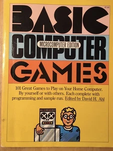 101 Basic Computer Games Microcomputer 1978 Edition by David H. AHL Programming - Picture 1 of 5