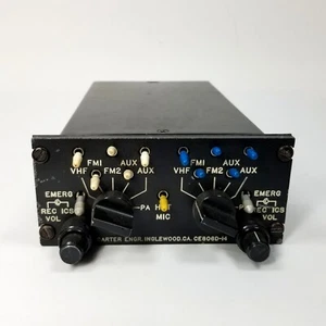 Carter Enginering Audio Mixer Panel CE806D-14 - Picture 1 of 4