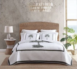 Tommy Bahama | Palm Island Collection | Quilt - 100% Cotton, Reversible, Soft... - Picture 1 of 8