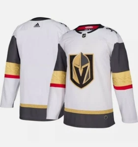 NWT $230 Adidas Authentic Las Vegas Knights Game Away Locker Access Jersey Sz 50 - Picture 1 of 12