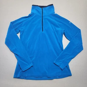 Columbia Sweatshirt Damen Small Blau 1/4 Zip Pullover Langarm Fleece Active - Bild 1 von 11