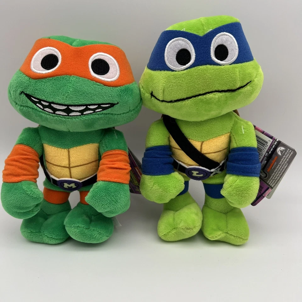 Mattel Teenage Mutant Ninja Turtles Mutant Mayhem Leonardo Plush Toy 8 Inch...