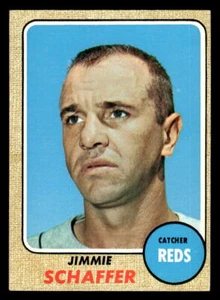 Tarjeta 1968 Topps Jimmie Schaffer #463 Cincinnati Reds bajo grado - Imagen 1 de 2