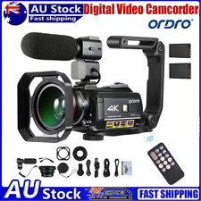 Ordro Video Camera 4K Camcorder Professional 30X Digital Zoom Night Vision