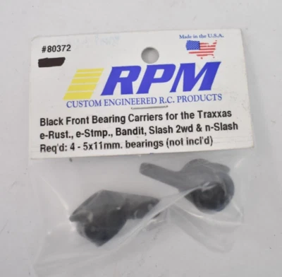 RPM Front Bearing Carrier Set Axle Kit For Slash Bandit Rustler 80372 - Image 1 of 4