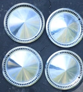 4 1957 Plymouth  Bullitt mopar Hubcaps Rare OEM 14” CLEAN Chrome - Picture 1 of 8