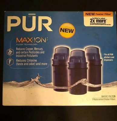 PUR Maxion Technology Water Filter Replacements For Pitcher PPF900Z New In Box - Image 1 of 4