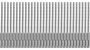 Broca percutora SDS Plus de 30 piezas de 1/4"x8" punta de carburo broca de hormigón para mampostería - Imagen 1 de 9