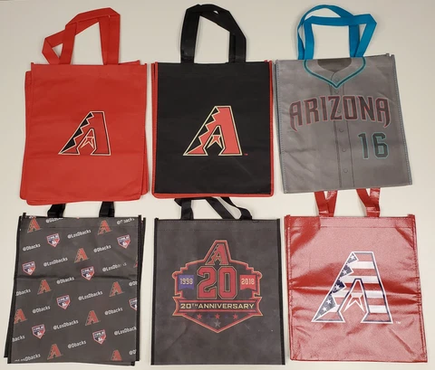 Arizona Diamondbacks Reuse Tote Bag Reusable Recycle Dbacks SGA - YOUR CHOICE Cover