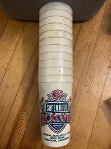 Vintage 1993 NFL Super Bowl XXVII birra leggera 12 oz bollette cowboy calcio anni '90 - Foto 1 di 1