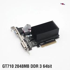 XPERTVISION GEFORCE GT710 2048MB NVIDIA VIDEO CARD GRAFIKKARTE NEAT7100HD46-2048 - Picture 1 of 4