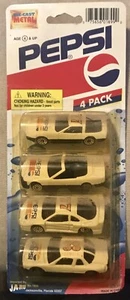 Ja-Ru 1996 Vintage Pepsi Cola 4-Pack Die Cast Metal Cars, Nice! (B3) - Picture 1 of 2