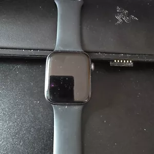 Apple Series 5 Edition 44mm Black Titanium Smartwatch - MWQR2LLA - Picture 1 of 4