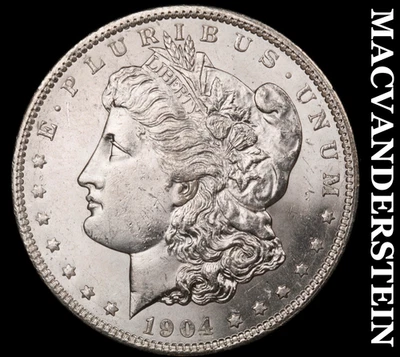 Dólar Morgan 1904-O - Gema de elección brillante sin circular+++ brillante #G3051 Foto 1 de 2
