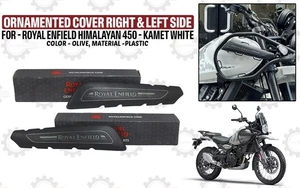 For Royal Enfield New "Himalayan 450 Olive Ornamented Cover Right & Left Side" - Foto 1 di 11