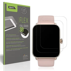 2x Full Cover Schutzfolie matt für Hama Smartwatch 6010 Panzerfolie Anti-Shock - Zdjęcie 1 z 7