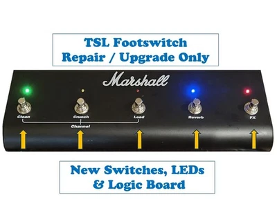 Repair / Upgrade Service Marshall TSL Footswitch JCM 2000 PEDL-00021-10021 - Image 1 of 4