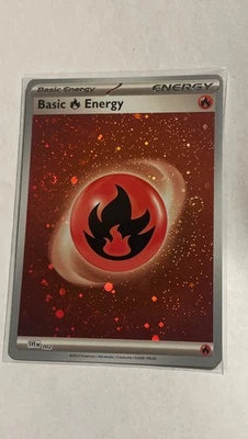 Pokemon Card Basic Fire Energy 002 151 Holo Energy HD 2 Swirl NM - Image 1 of 4