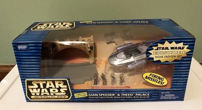 星球大战微型机器动作舰队 Gian Speeder & Theed Palace。 全新 — 第 1/4 张图片